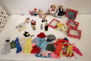 Vintage Doll Lot, Madame Alexander, Serbian Folk Dolls