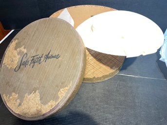 Vintage Hat 12 -felt Boater From Saks 5th Ave.