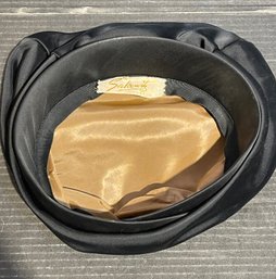Vintage Hat 13 -satin Turban