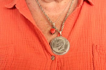 1976 Silver Dollar Pendant 2