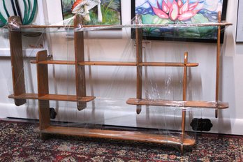 Mid-century Modern Wood Shelving