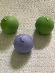Three Round Candles