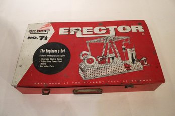 Vintage Gilbert No. 7 Engineer's Erector Set