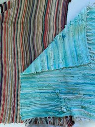 Woven Rag Throw Rugs