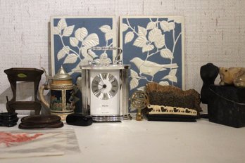 Vintage Bulova Quartz Carriage Clock, Other Sophisticated Trinkets