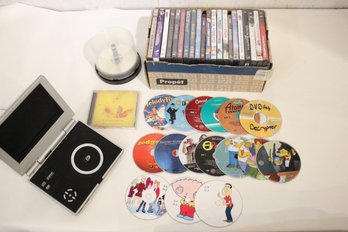 Durabrand Portable DVD Player, DVD Collection