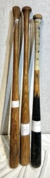 3 Antique Wooden Baseball Bats