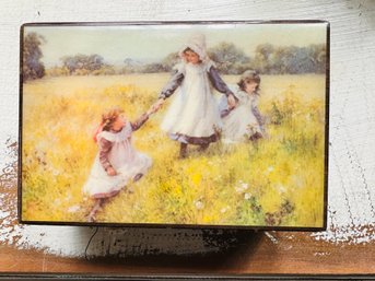 Vintage American Music Box Company Jewelry Box