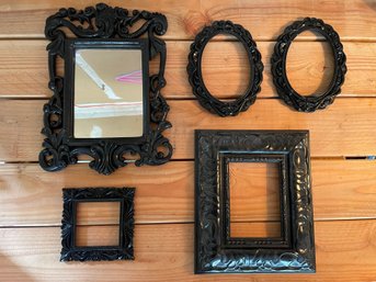 Ornate Gothic Mirror And Frames