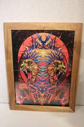 ADI Two Kings Art Print, Thick Wood 27' X 21' Frame