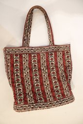 Mushroom Quilted Cotton Tote Bag