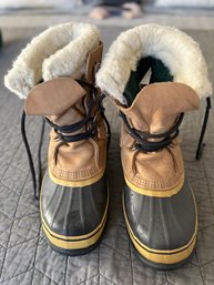 Womens Caribou Sorel Boots With Felt Lining