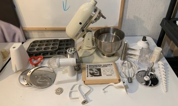Kitchen Aid  Hobart 45SS Mixer With All The Bells And Whistles