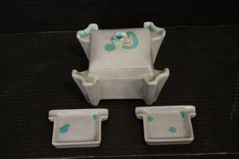 Vintage McCoy Pottery Planter Set