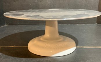 Revolving Cake Stand With Cast Iron Base