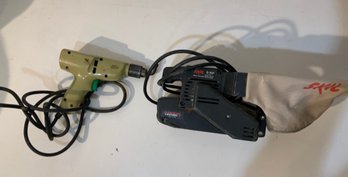 Vintage Drill And Belt Sander