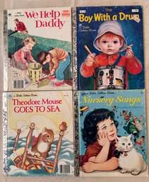 4 Vintage Little Golden Books