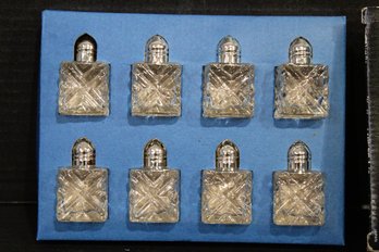 Vintage Silver Platted Salt And Pepper Shakers