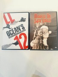 DVDs , Occeans 12 And Miracle On 34 Th Street