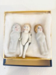 3 Bisque Dolls,  2 Are Frozen Charlottes