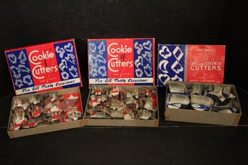 3 Boxes Of 1950s Cookie Cut Outs