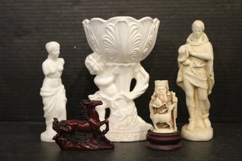 Vintage Resin Religious Or Antiquity Figures