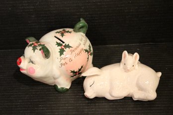 Vintage Ceramic Pigs, Kreiss