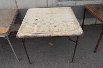 Lot Of 8 Vintage Card Tables