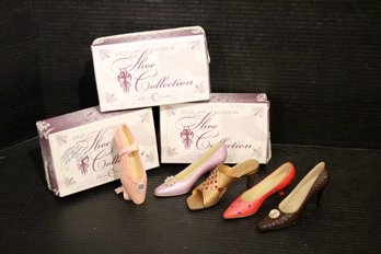 Lot Of Five Princess Arabella Miniature Shoe's By 'Shoe Collection'