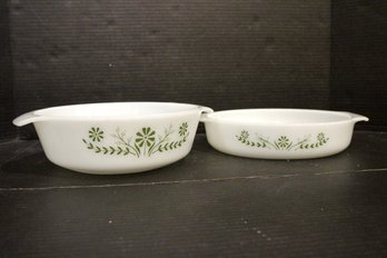 Vintage Glasbake Casserole Dishes