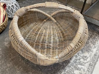 Extra Large White Wicker Basket