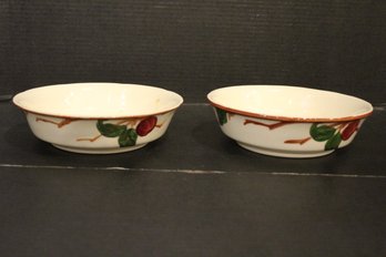 2 Vintage Franciscan Apple 7.5' Bowls