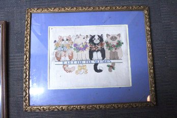 A Cat For All Seasons, Cross Stitch