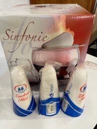 German Feuerzangenbowle Set And 3 Sugar Cones