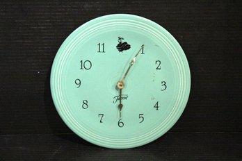 Vintage Fiesta Clock, Sea Mist Green