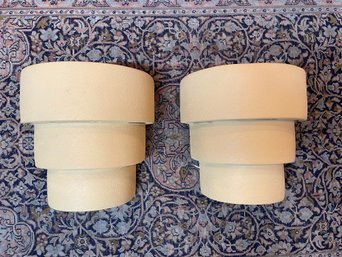 2 Ceramic Wall Sconce Light Fixtures