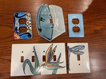 5 Ceramic Switchplate Covers