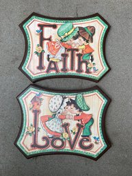 Mcm Love Plaques Wood