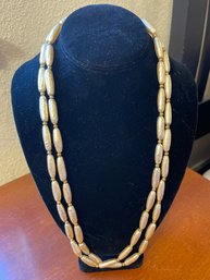 Vintage Metallic Beaded Necklace