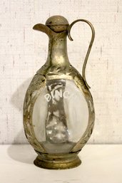 Haig & Haig Pinch Dimple Whisky Bottle, Sterling Silver Overlay