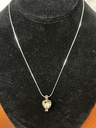 Birdcage Pearl Pendant, Gold Filled