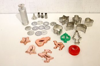 Spritzer Gun And Assorted Cookie Cut Outs