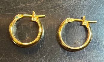 French Gold Earrings