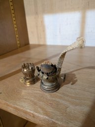 Vintage Oil Lamp Parts To Weave Wick Through