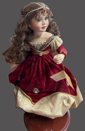 Vintage Franklin Mint Little Juliet The Maiden Of Verona Porcelain Doll