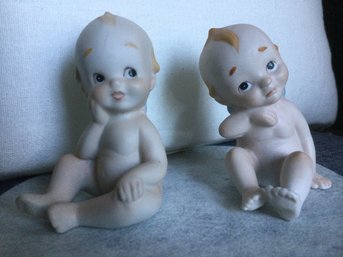 2 Bisque Kewpie Dolls