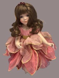 Danbury Mint Princess Poinsettia Doll By Ann Timmerman 15'