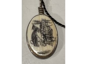 Scrimshaw Pendant