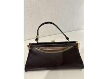 Vintage P & B USA Two Tone Brown Purse