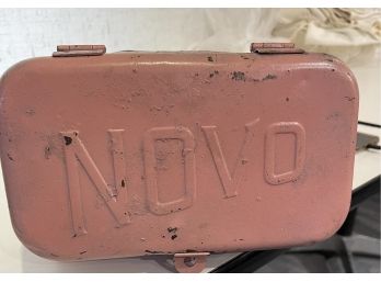 Rustic Vintage Metal Container